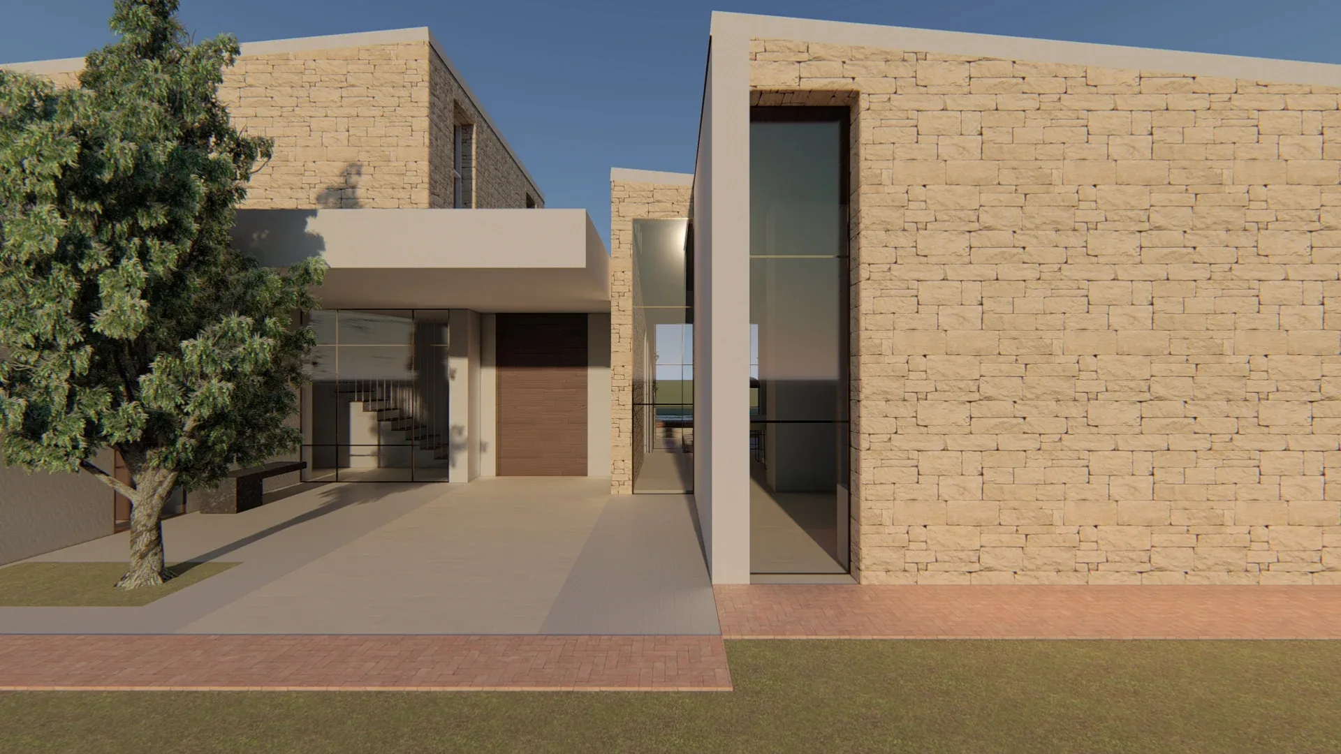 Vivienda MIG: vivienda unifamiliar en Valencia. Vista 4.