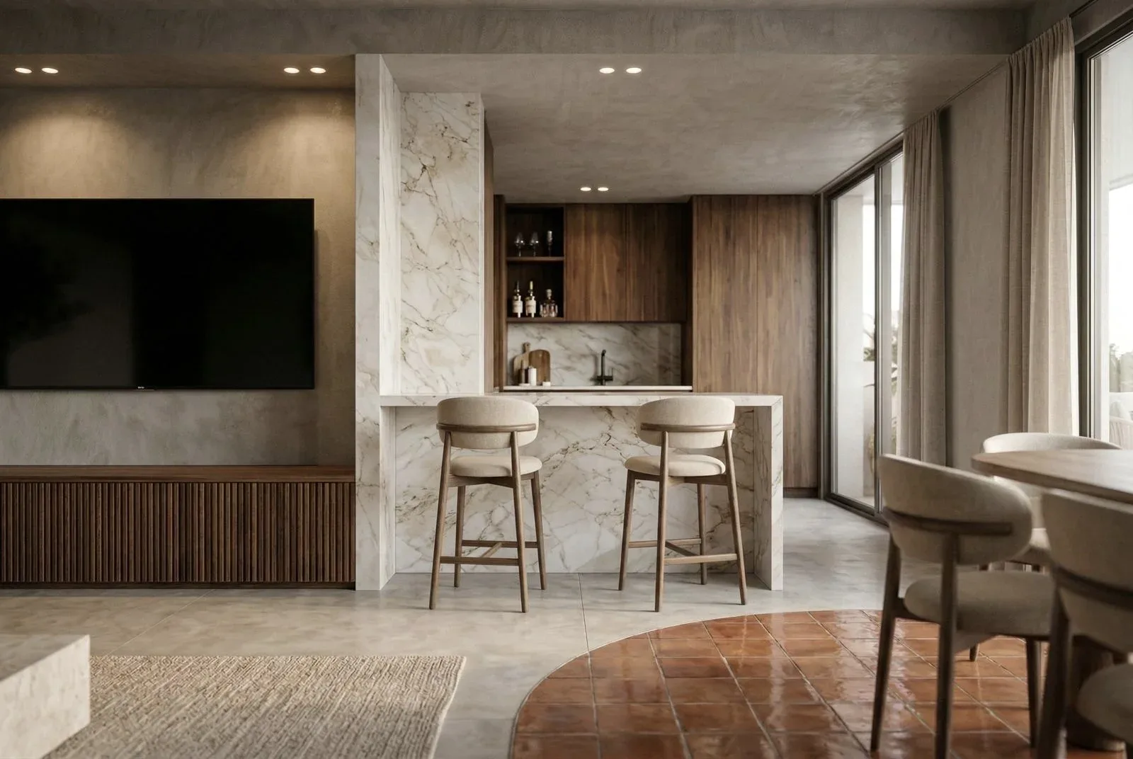 Proyecto UMIE: edificio residencial en Albalat dels Sorells. Vista 1.