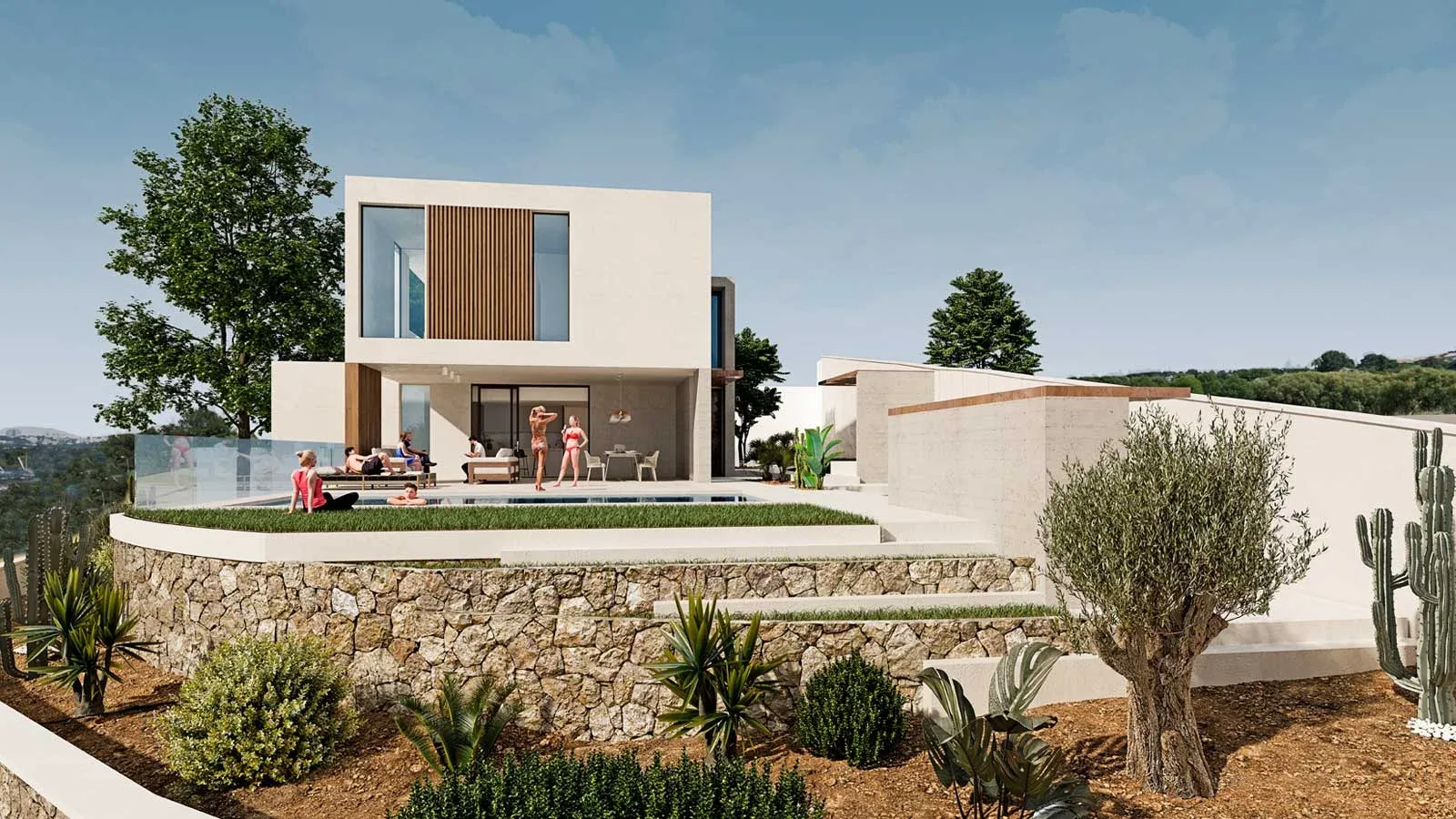 Casa Benisol: vivienda unifamiliar en Valencia. Vista 4.