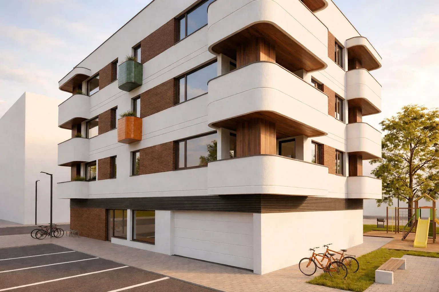 Proyecto UMIE: edificio residencial en Albalat dels Sorells. Vista 3.