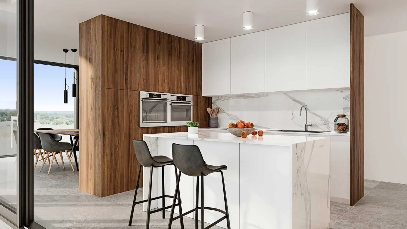 Casa Benisol: vivienda unifamiliar en Valencia. Vista 6.